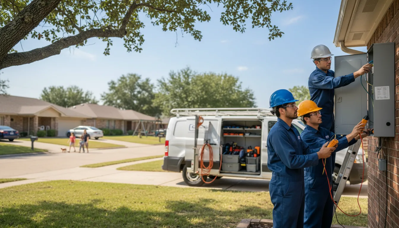 Certified electrician providing emergency electrical services in Clayton, OK